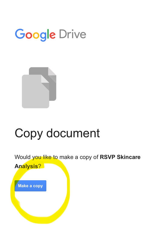 Step 1: Click copy
